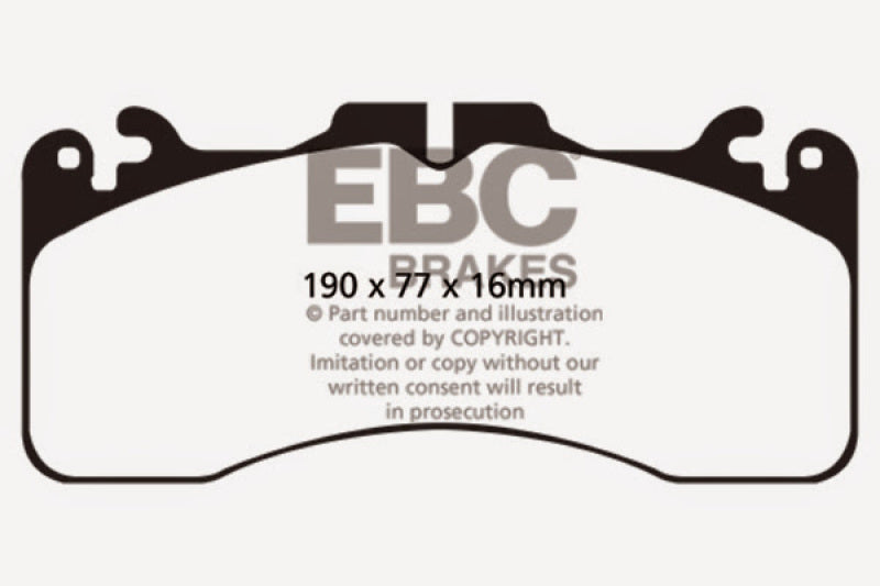 EBC DP51867NDX - EBCDP51867NDX - EBC 2016+ Lexus GS-F Bluestuff Front Brake Pads - Shipped in Europe - Tuningsupply.com
