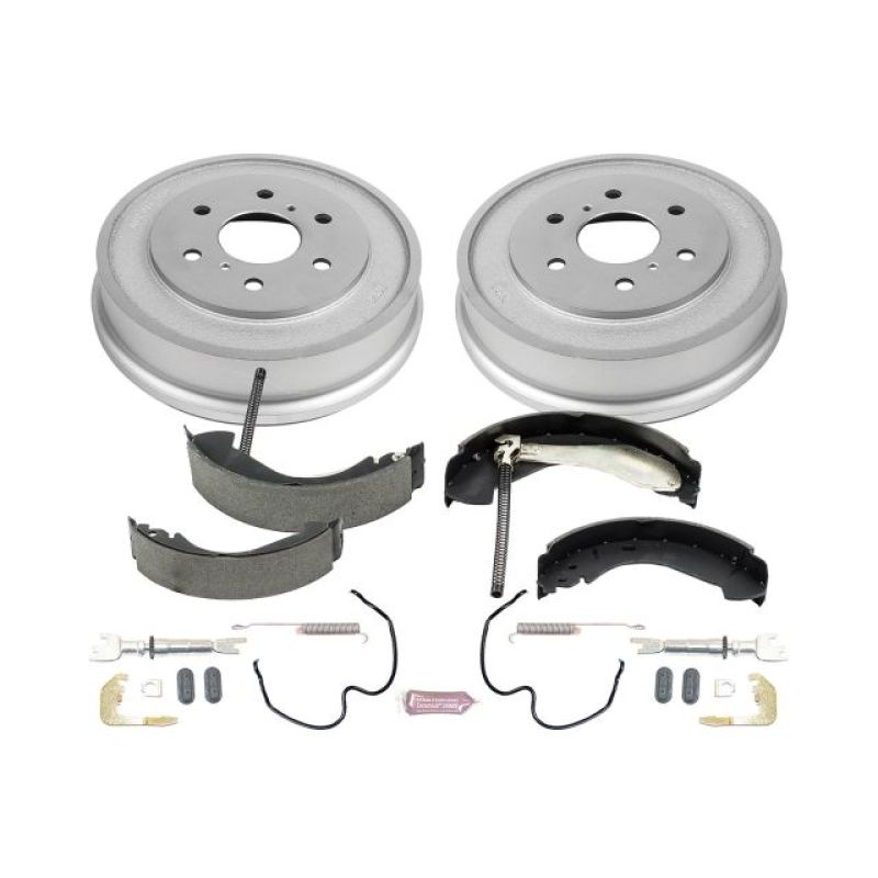 PowerStop KOE15394DK - PSBKOE15394DK - Power Stop 05-08 Chevrolet Silverado 1500 2WD Rear Autospecialty Drum Kit - Shipped in Europe - Tuningsupply.com