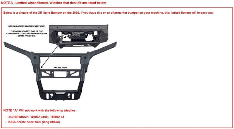 KFI 102350 - KFI102350 - KFI 2026 Kawasaki Ridge/Crew Winch Mount - Shipped in Europe - Tuningsupply.com