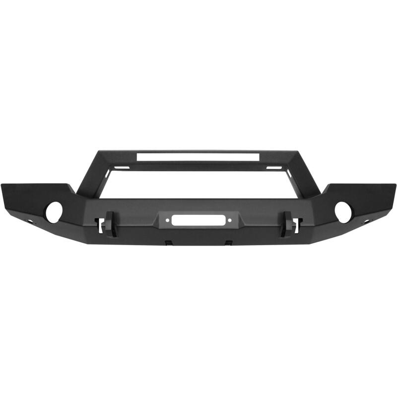 Westin 59-80125 - WES59-80125 - Westin 18-20 Jeep Wrangler WJ2 Full Width Front Bumper w/LED Light Bar Mount Textured Black - Shipped in Europe - Tuningsupply.com