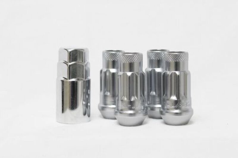 Wheel Mate 33002SS - WHM33002SS - Wheel Mate 14x1.50 Monster Lug Satin Silver Locking Lug Nut - Set of 4 - Shipped in Europe - Tuningsupply.com