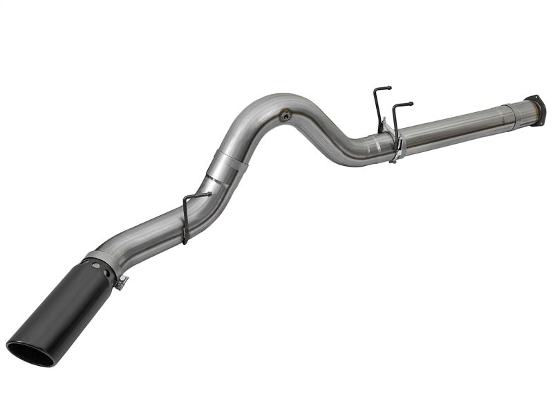 aFe 49-43090-B - AFE49-43090-B - aFe Large Bore-HD 5in DPF Back 409 SS Exhaust System w/Black Tip 2017 Ford Diesel Trucks V8 6.7L(td) - Shipped in Europe - Tuningsupply.com