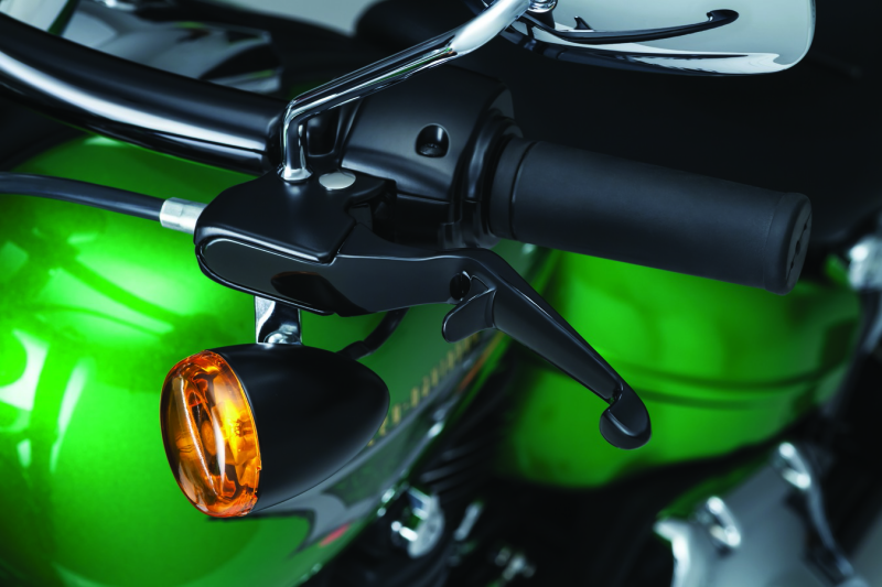 Kuryakyn 1836 - KUR1836 - Kuryakyn Trigger 15-17 Softails Gloss Black - Shipped in Europe - Tuningsupply.com