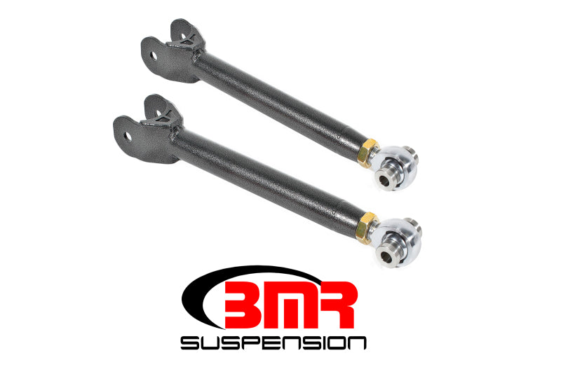BMR Suspension TCA060H - BMRTCA060H - BMR 16-17 6th Gen Camaro Lower Trailing Arms w/ Single Adj. Rod Ends - Black Hammertone - Shipped in Europe - Tuningsupply.com