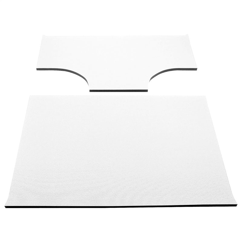 DEI 50148 - DEI50148 - DEI 03-06 Jeep Wrangler TJ 2-Door w/Speaker Pods Boom Mat Headliner - 2 Piece - White - Shipped in Europe - Tuningsupply.com