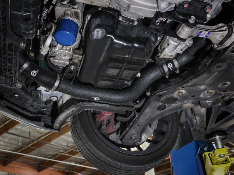 aFe 46-20628-B - AFE46-20628-B - aFe 22-23 Hyundai Kona N L4 2.0L (t) BladeRunner 2-1/4in to 2-1/2in Aluminum Hot Charge Pipe - Black - Shipped in Europe - Tuningsupply.com