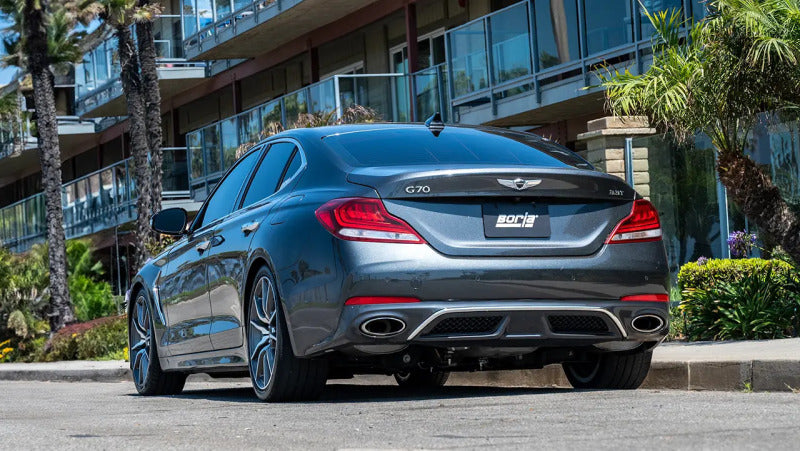Borla 141018 - BOR141018 - Borla 19-21 Genesis G70 3.3L V6 Twin Turbo S-type Cat-Back Exhaust - Shipped in Europe - Tuningsupply.com