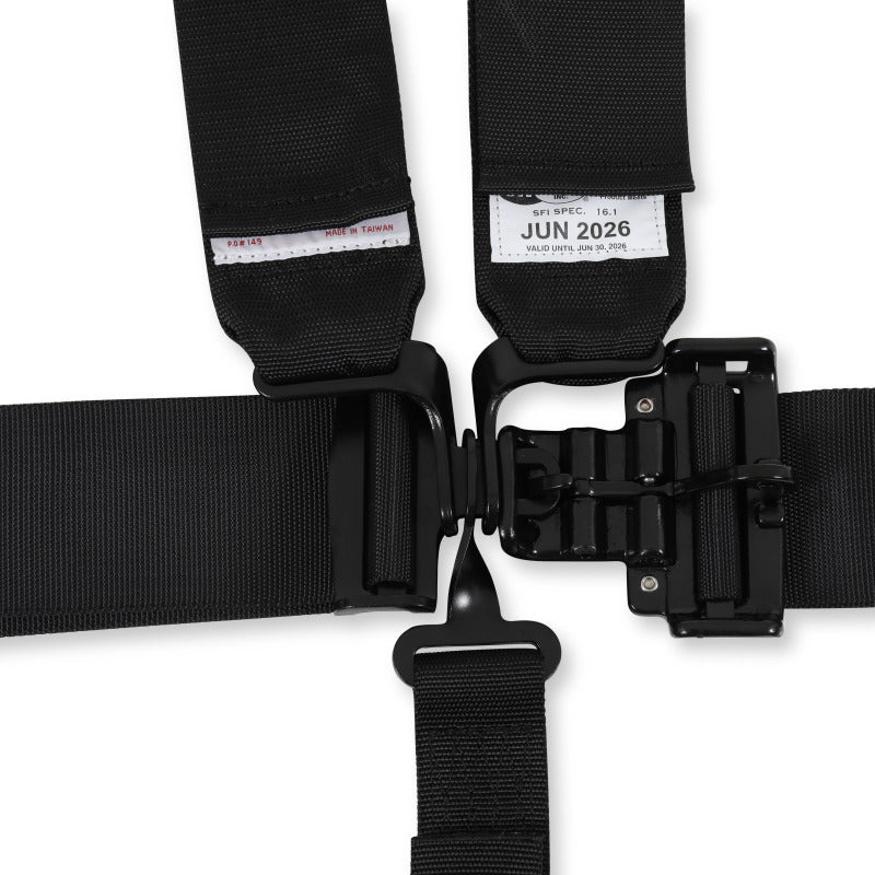 Racequip 711001RQP - RQP711001RQP - RaceQuip Black L & L 5pt Seat Belt - Shipped in Europe - Tuningsupply.com
