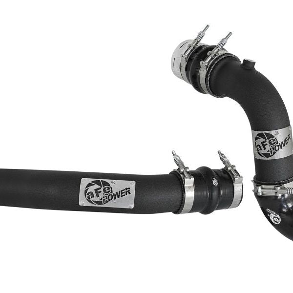 aFe 46-20314-B - AFE46-20314-B - aFe Bladerunner 3in Hot and Cold Side Black Intercooler Tubes 2017 Ford Diesel Trucks V8 6.7L (td) - Shipped in Europe - Tuningsupply.com
