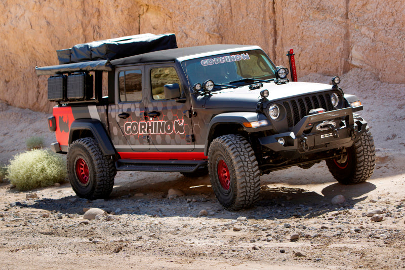 Go Rhino 5950000T-01 - GOR5950000T-01 - Go Rhino 19-21 Jeep Gladiator XRS Overland Xtreme Rack - Box 1 (Req. gor5950000T-02) - Shipped in Europe - Tuningsupply.com