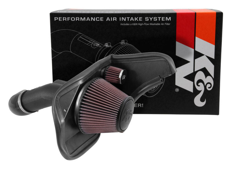 K&N Engineering 63-3084 - KNN63-3084 - K&N 13-15 Cadillac ATS V6-3.6L F/I AirCharger Performance Intake - Shipped in Europe - Tuningsupply.com