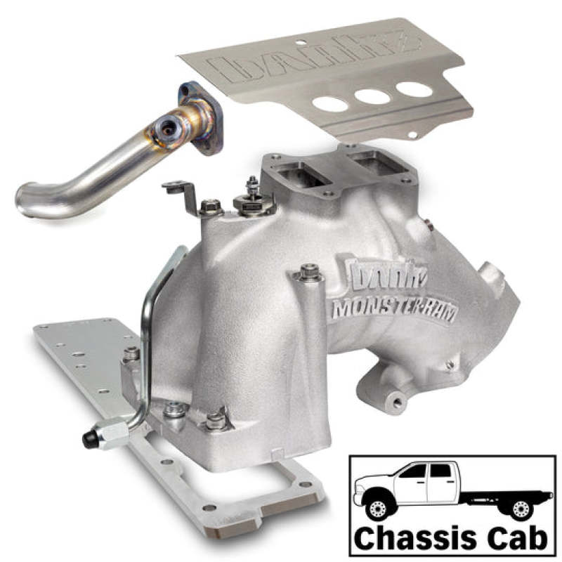 Banks Power 42804-N - GBE42804-N - Banks Power 13-18 Ram 3500/4500/5500 6.7L Diesel Monster-Ram Intake System w/Fuel Line - Natural - Shipped in Europe - Tuningsupply.com