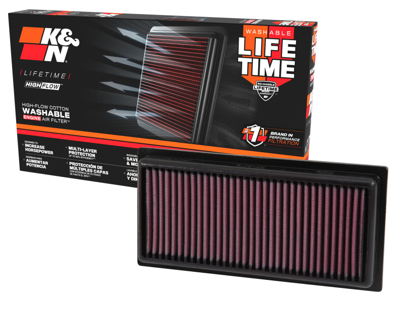K&N Engineering 33-3016 - KNN33-3016 - K&N 12-14 Mitsubishi Space Star L3-1.0L Replacement Air Filter - Shipped in Europe - Tuningsupply.com