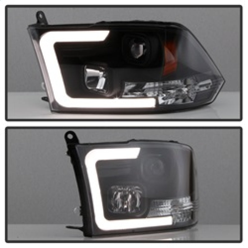 SPYDER 5084811 - SPY5084811 - Spyder 09-16 Dodge Ram 1500 Version 2 Headlights Light Bar DRL Black PRO-YD-DR09V2-LBDRL-BK - Shipped in Europe - Tuningsupply.com