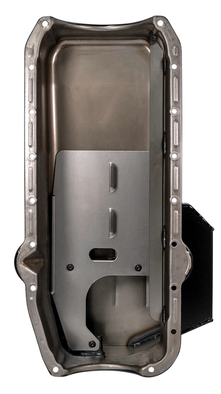 Moroso 21316 - MOR21316 - Moroso Pre-80 Chevrolet SBC (w/Driver Side Dipstick) Wet Sump 7qt 7.5in Steel Oil Pan - Black - Shipped in Europe - Tuningsupply.com