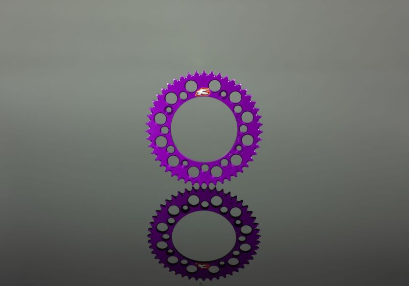 Renthal 112U-520-50GEPE - REN112U-520-50GEPE - Renthal 94+ Kawasaki KX 125-450 Rear Grooved Sprocket - Purple 520-50 Teeth - Shipped in Europe - Tuningsupply.com