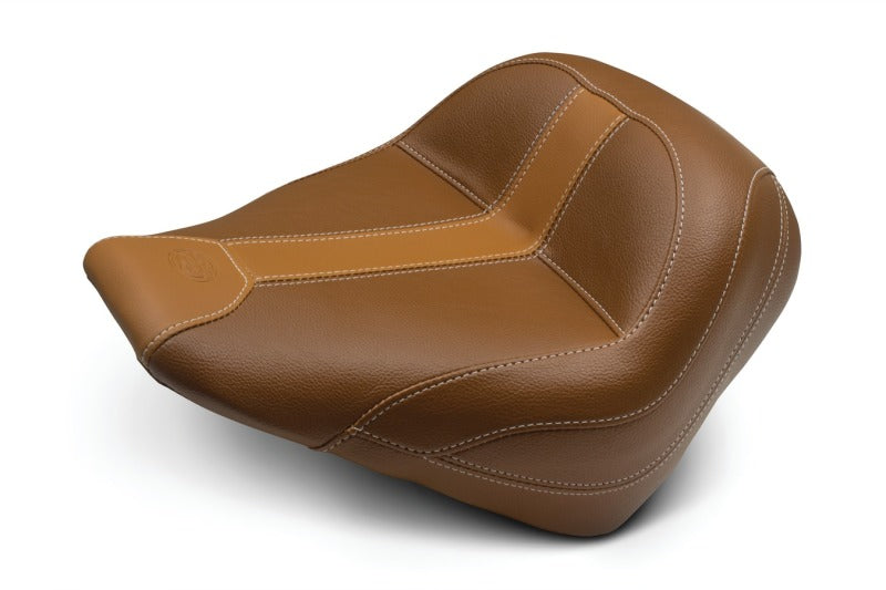 Mustang Motorcycle - MMP75376MV - Mustang 15-21 Indian Scout Standard Touring Solo Seat - Brown - Shipped in Europe - Tuningsupply.com