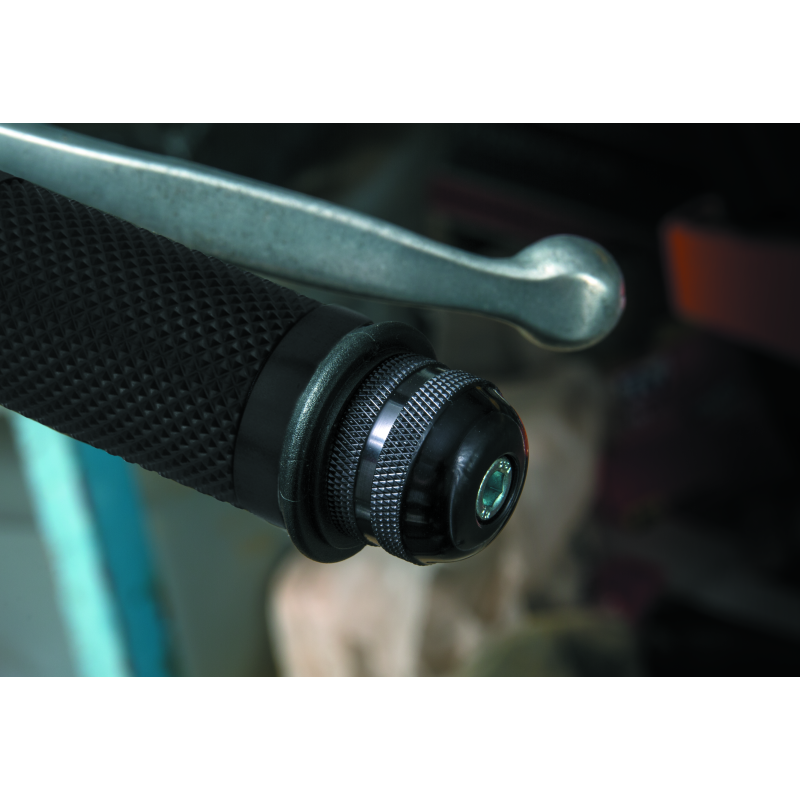 BikeMaster 266005 - BKM266005 - BikeMaster Anti Vibration Bar Ends - Black - Shipped in Europe - Tuningsupply.com