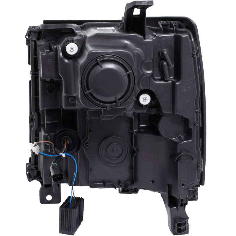 ANZO - ANZ111373 - ANZO 16-17 Chevy Silverado 1500 Prjctr. Headlight Plank Styl. w/Amber (Only Work w/HID Equip. Truck) - Shipped in Europe - Tuningsupply.com