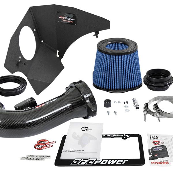 aFe 57-10015R - AFE57-10015R - aFe 19-20 GM Trucks 5.3L/6.2L Track Series Carbon Fiber Cold Air Intake System With Pro 5R Filters - Shipped in Europe - Tuningsupply.com