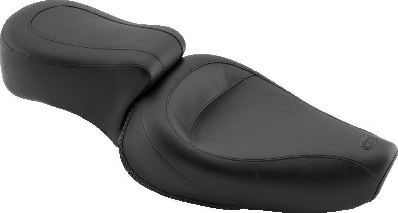 Mustang Motorcycle 75740 - MMP75740 - Mustang 82-03 Harley Sportster Standard Touring 1PC Seat - Black - Shipped in Europe - Tuningsupply.com