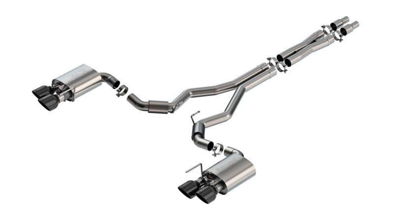 Borla 140964BC - BOR140964BC - Borla 2024 Ford Mustang Dark Horse 5.0L V8 w/Active Exhaust S-Type Cat-Back Exhaust System - BC Tips - Shipped in Europe - Tuningsupply.com
