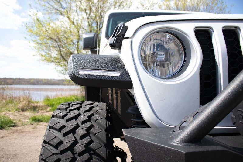 Fishbone Offroad FB31456 - FBOFB31456 - Fishbone Offroad 2018+ Jeep JL & 2020+ JT 7in Turn Signal & Side Marker Lights and Brackets - Shipped in Europe - Tuningsupply.com