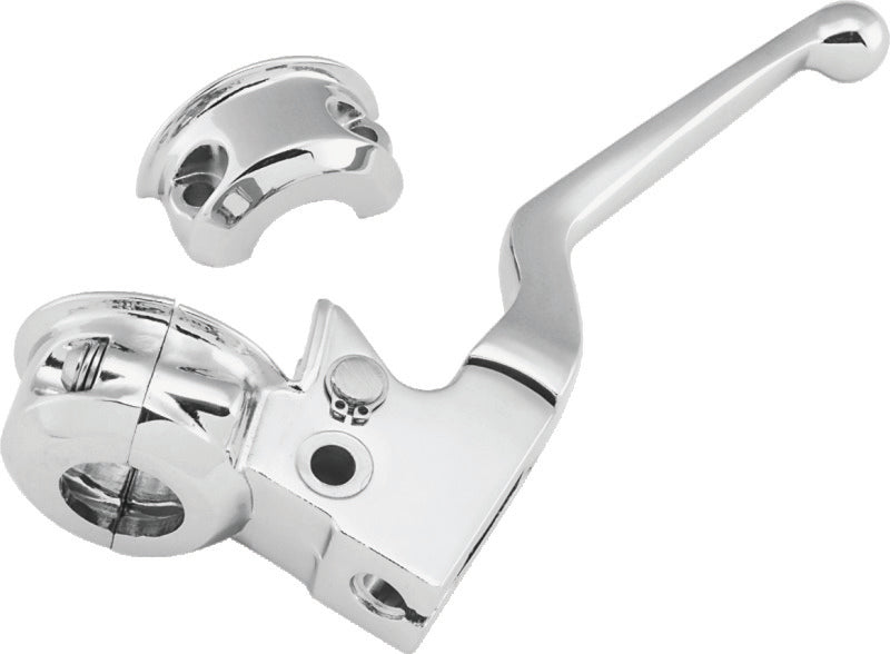 Bikers Choice 488727 - BKC488727 - Bikers Choice 82-95 Big Twin / XL Chrome Clutch Lever With Bracket - Shipped in Europe - Tuningsupply.com