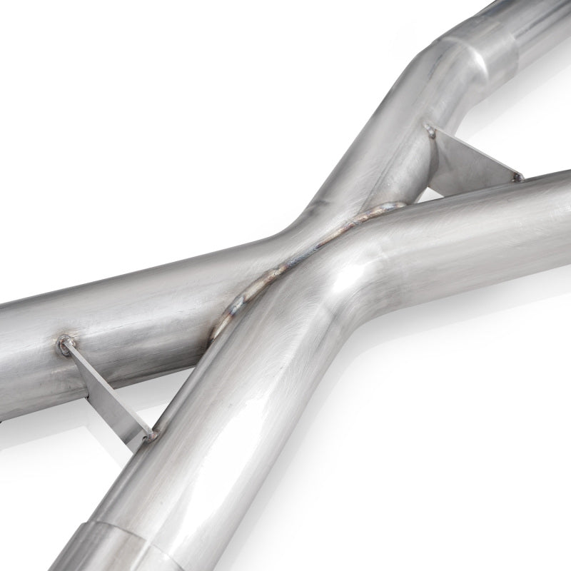 Stainless Works JPGC57CBL - SSWJPGC57CBL - Stainless Works 11-20 Jeep Grand Cherokee 5.7L 3in Legend Catback Exhaust w/X-Pipe (Uses OEM Tips) - Shipped in Europe - Tuningsupply.com