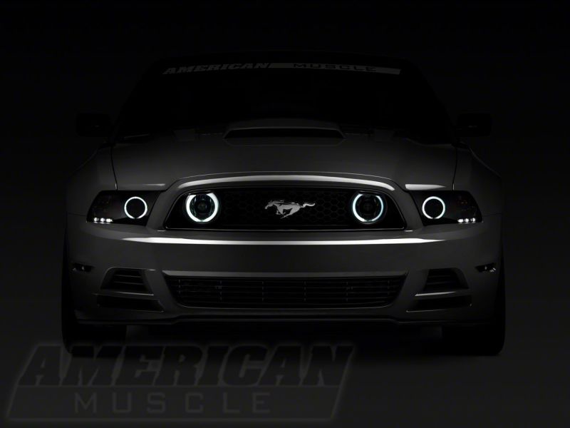 Raxiom 49176 - RAX49176 - Raxiom 13-14 Ford Mustang GT CCFL Halo Fog Lights- Chrome - Shipped in Europe - Tuningsupply.com