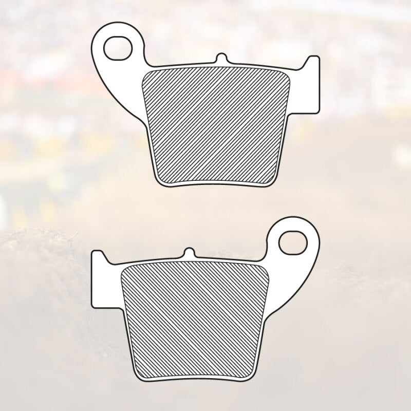 Renthal BP-101 - RENBP-101 - Renthal 02+ Honda/ 2020 TM Racing/ 11-12 Fantic Front/ Rear Works Brake Pads - Shipped in Europe - Tuningsupply.com