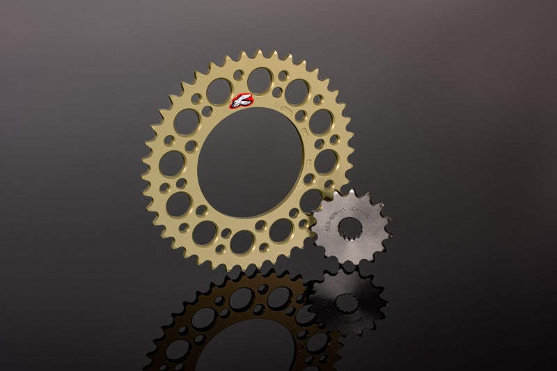 Renthal 514U-520-42P-HA - REN514U-520-42P-HA - Renthal 21+ Royal Enfield 350 Hunter/Meteor/Classic Reborn Rear Sprocket - 520-42P Teeth Hard And - Shipped in Europe - Tuningsupply.com