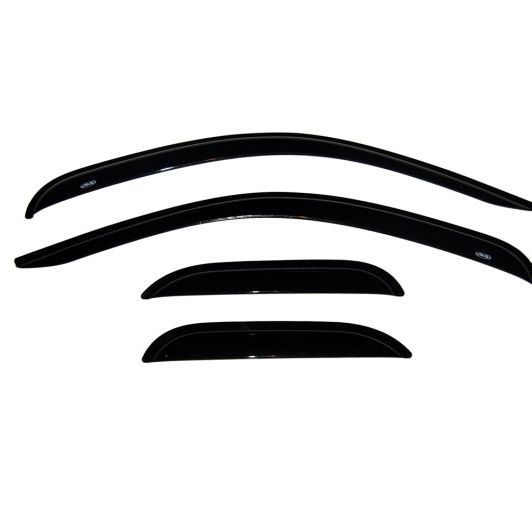 AVS 94040 - AVS94040 - AVS 07-13 Chevy Silverado 1500 Ext. Cab Ventvisor Outside Mount Window Deflectors 4pc - Smoke - Shipped in Europe - Tuningsupply.com