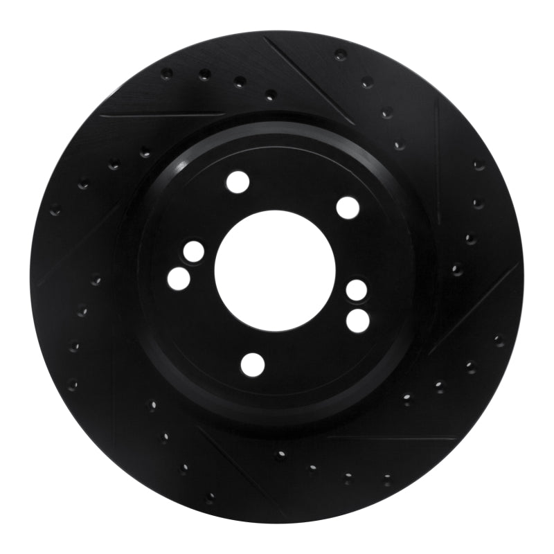 R1 Concepts 633-31050R - RNC633-31050R - R1 00-06 BMW M3 Rear Right Drilled & Slotted Black Brake Rotor - Shipped in Europe - Tuningsupply.com