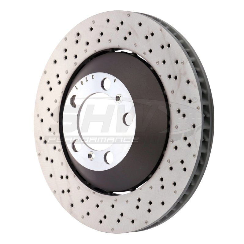 SHW Performance PFL41387 - SHWPFL41387 - SHW 16-19 Porsche 911 GT3 RS w/o Ceramics Left Frt Drill-Dimp Lightweight Brake Rotor (99135140581) - Shipped in Europe - Tuningsupply.com