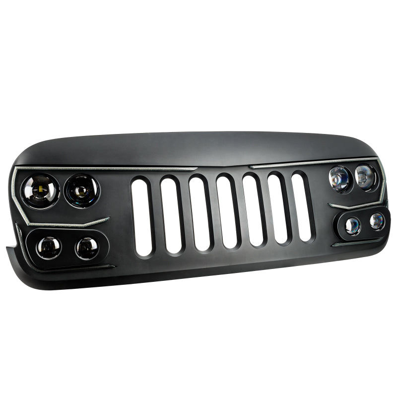 ORACLE Lighting 5817-PRO - ORL5817-PRO - Oracle VECTOR Series Full LED Grille - Jeep Wrangler JK - NA - Shipped in Europe - Tuningsupply.com