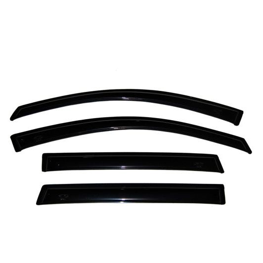 AVS 94707 - AVS94707 - AVS 80-96 Ford F-150 Supercab Ventvisor Outside Mount Window Deflectors 4pc - Smoke - Shipped in Europe - Tuningsupply.com
