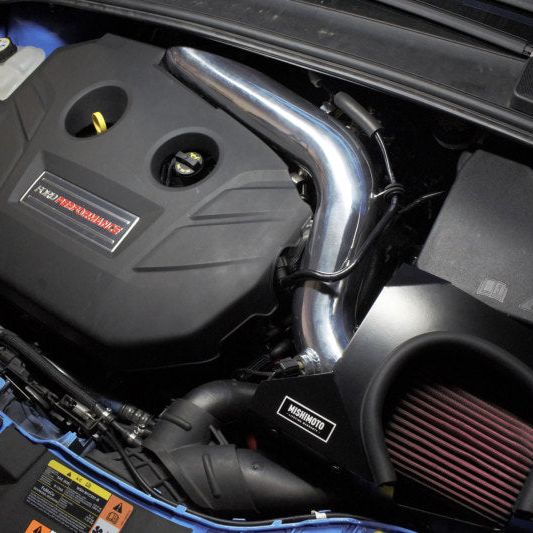 Mishimoto MMAI-RS-16WBL - MISMMAI-RS-16WBL - Mishimoto 2016 Ford Focus RS 2.3L Performance Air Intake Kit - Wrinkle Nitrous Blue - Shipped in Europe - Tuningsupply.com