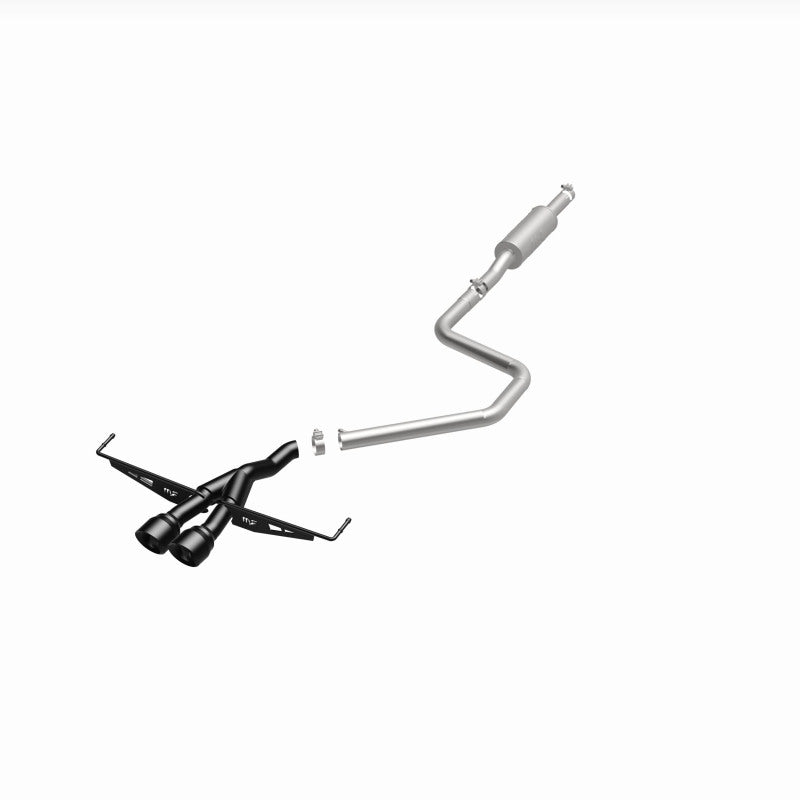 Magnaflow 19455 - MAG19455 - MagnaFlow 2019 Hyundai Veloster 1.6L 2.5in Center Exit Stainless Steel Cat-Back Exhaust w/Blk Tips - Shipped in Europe - Tuningsupply.com