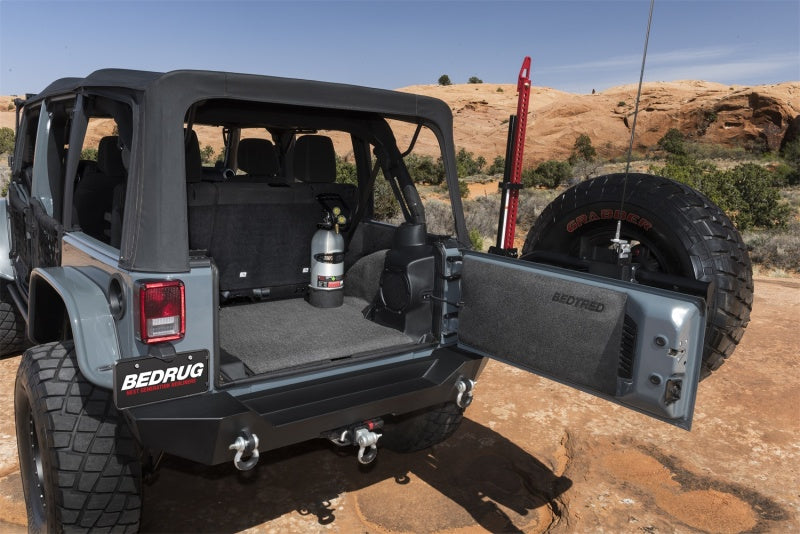 BedRug - BEDBTJK11R4 - BedRug 11-16 Jeep JK Unlimited 4Dr Rear 5pc BedTred Cargo Kit (Incl Tailgate & Tub Liner) - Shipped in Europe - Tuningsupply.com