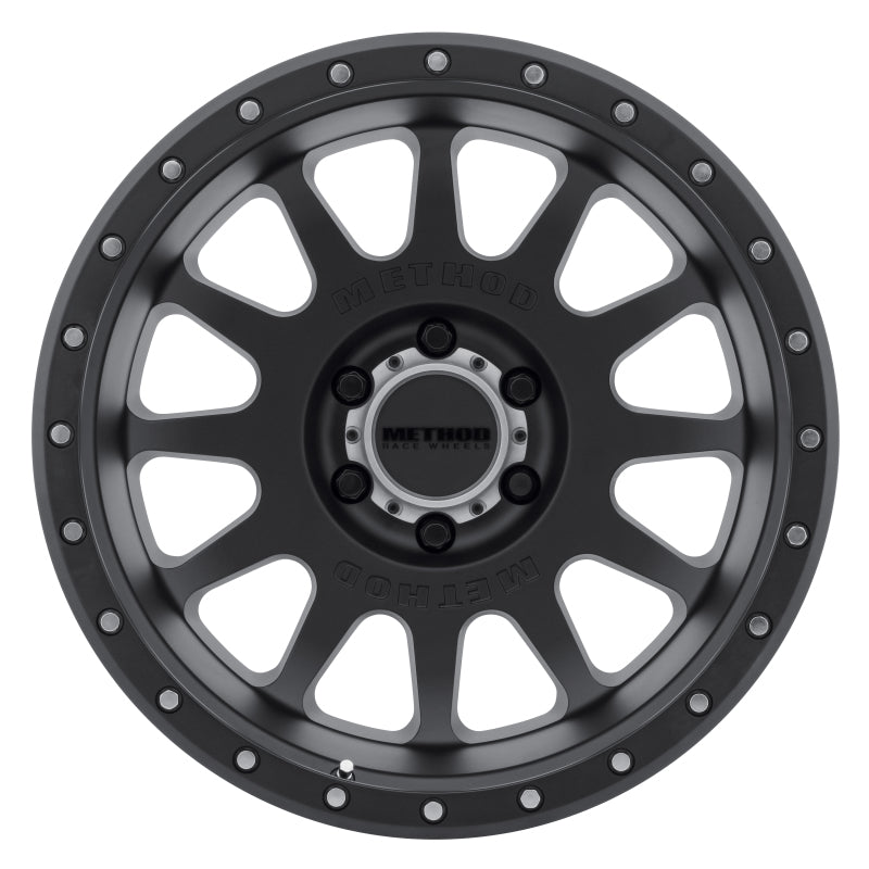 Method Wheels MR60521060524N - MRWMR60521060524N - Method MR605 NV 20x10 -24mm Offset 6x5.5 106.25mm CB Matte Black Wheel - Shipped in Europe - Tuningsupply.com