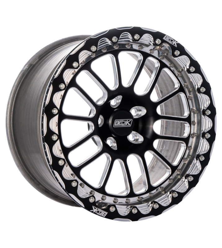 Belak Wheels 15105120S26BS-SBL - BLK15105120S26BS-SBL - Belak 15x10 / 7in BS / 5x120 BP / High Pad / Series 2 Wheel - Single Beadlock - Shipped in Europe - Tuningsupply.com