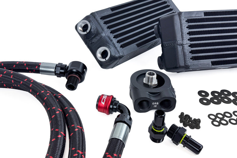 CSF 8343 - CSF8343 - CSF 2023+ Honda Civic Type R FL5 High-Performance Dual Engine Oil Cooler Kit - Shipped in Europe - Tuningsupply.com
