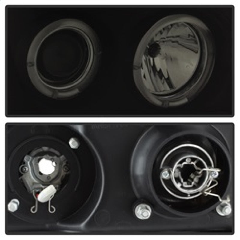 SPYDER 5078506 - SPY5078506 - Spyder GMC Sierra 1500/2500 07-13 Projector Headlights LED Halo- LED Blk Smke PRO-YD-GS07-HL-BSM - Shipped in Europe - Tuningsupply.com