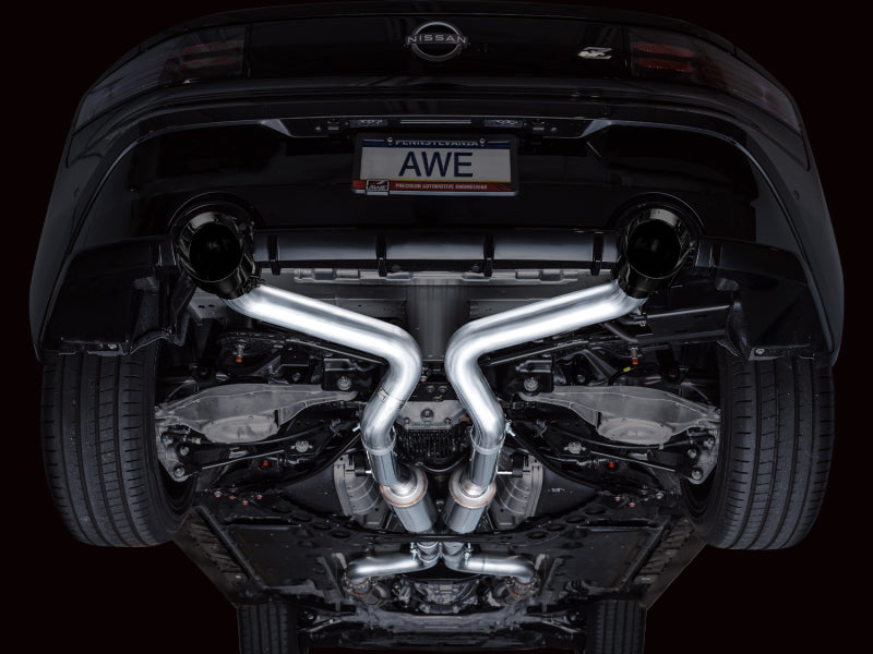 AWE Tuning 3020-33400 - AWE3020-33400 - AWE 2023 Nissan Z RZ34 RWD Track Edition Catback Exhaust System w/ Diamond Black Tips - Shipped in Europe - Tuningsupply.com