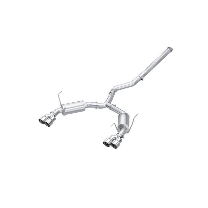 MBRP PS4807304 - MBRPS4807304 - MBRP 2022+ Subaru WRX 3in Cat-Back Dual Split Rear Quad Tips Street Profile Exhaust - Shipped in Europe - Tuningsupply.com