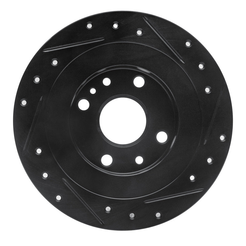 R1 Concepts 633-54003L - RNC633-54003L - R1 1990-2003 Ford Escort Rear Left Drilled & Slotted Black Brake Rotor - Shipped in Europe - Tuningsupply.com
