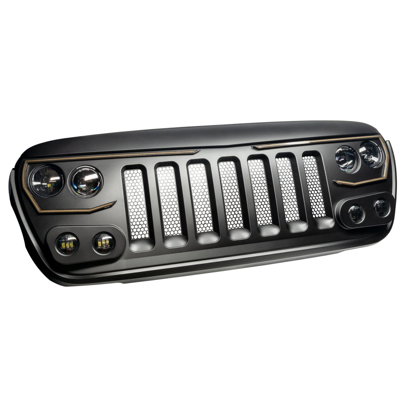 ORACLE Lighting 5837-PRO - ORL5837-PRO - Oracle VECTOR Series Full LED Grille - Jeep Wrangler JL/JT - NA - Shipped in Europe - Tuningsupply.com