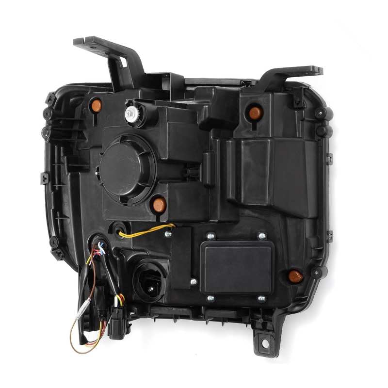 AlphaRex 880613 - ARX880613 - AlphaRex 14-18 GMC Sierra PRO-Series Proj Headlights Plank Style Black w/Activ Light/Seq Signal/DRL - Shipped in Europe - Tuningsupply.com