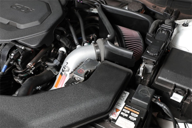 K&N Engineering 69-5321TS - KNN69-5321TS - K&N 15-18 Hyundai Sonata L4-2.4L F/I Silver Typhoon Short Ram Intake - Shipped in Europe - Tuningsupply.com